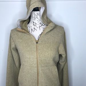 REI Womens Sweater Zip Up Hood Soft Size X Small